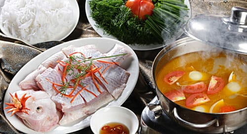 Cách nấu lẩu cá diêu hồng chua ngọt | Cẩm nang ẩm thực