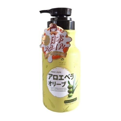 Sữa tắm trắng da, dưỡng trắng toàn thân Hasi Kokeshi Nha Đam Olive 600 - 950 ML - Sữa tắm, xà phòng cho nam | TheBodyHolic.com