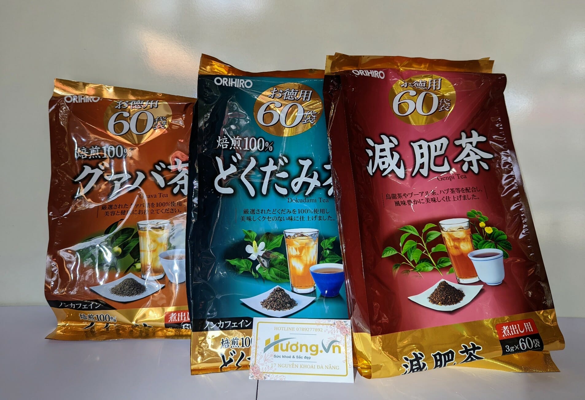 hình ảnh 3 loại trà Ochihiro