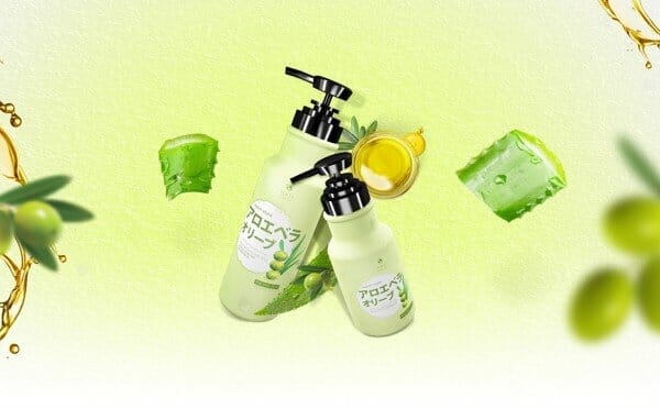 Sữa Tắm Dưỡng Ẩm Hasi Kokeshi White & Pure Spa Shower Milk Aloe Vera 