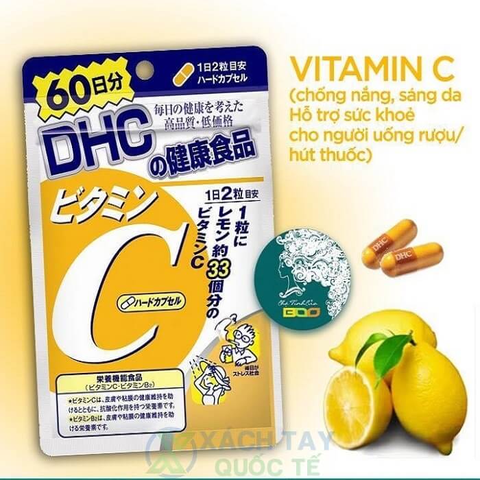 Viên uống DHC bổ sung Vitamin C 120 viên (60 ngày) - Xách Tay Quốc Tế